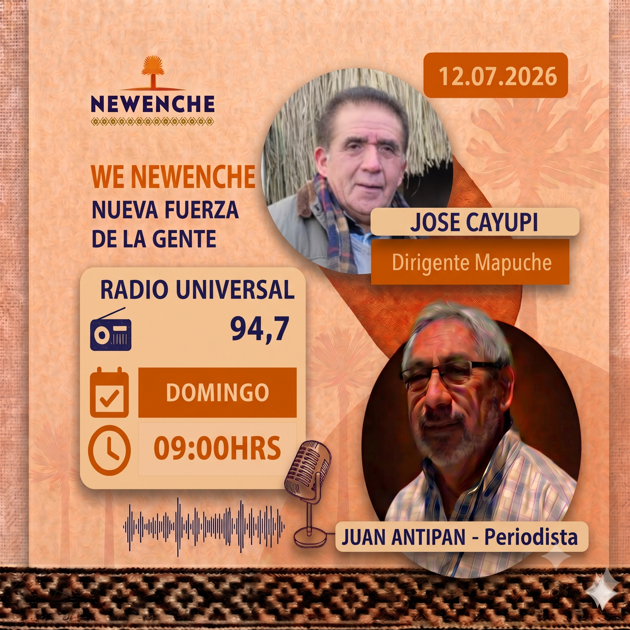 Programa 12-07-2026 José Cayupi