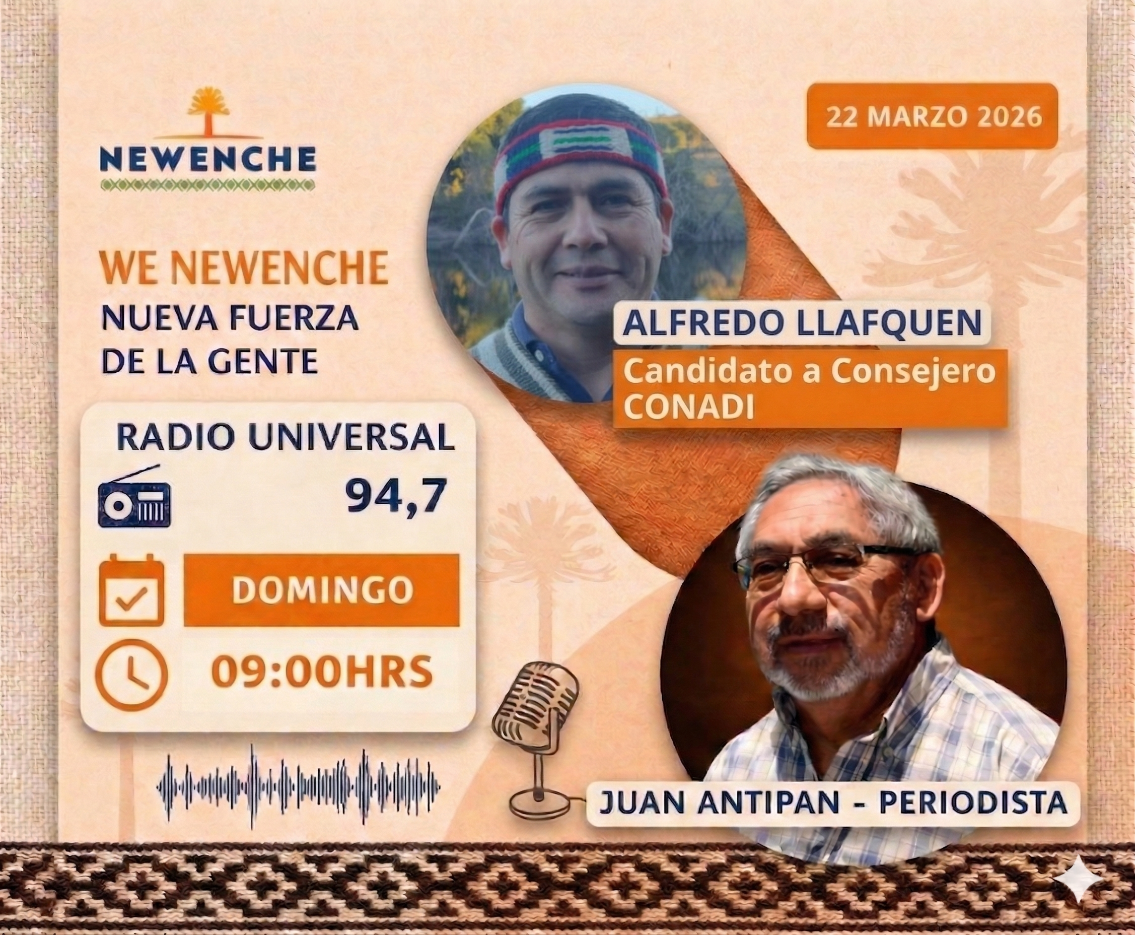 Programa 22-03-2026 Alfredo Llafquen