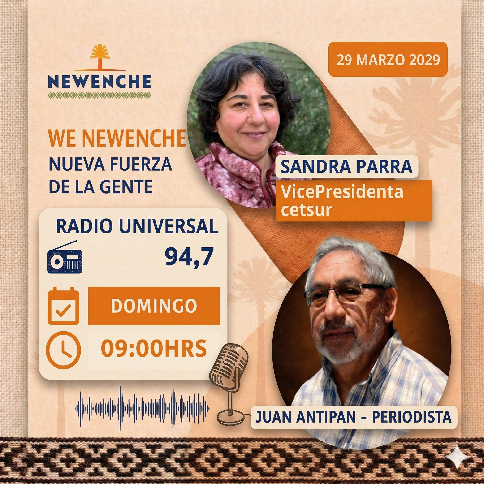 Programa 28-03-2026 Sandra Parra