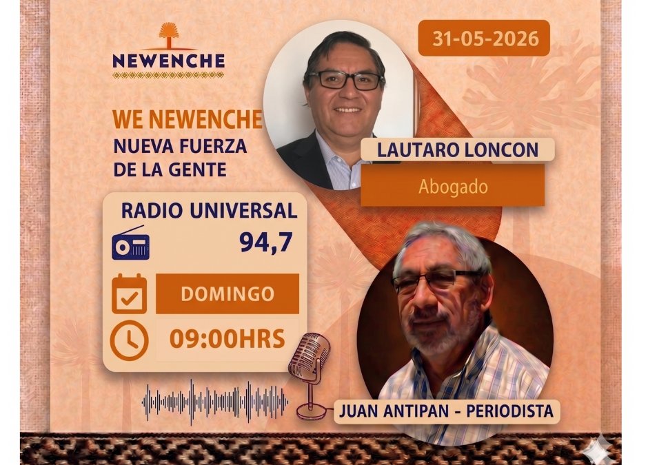 Programa 31-05-2026 Lautaro Loncon