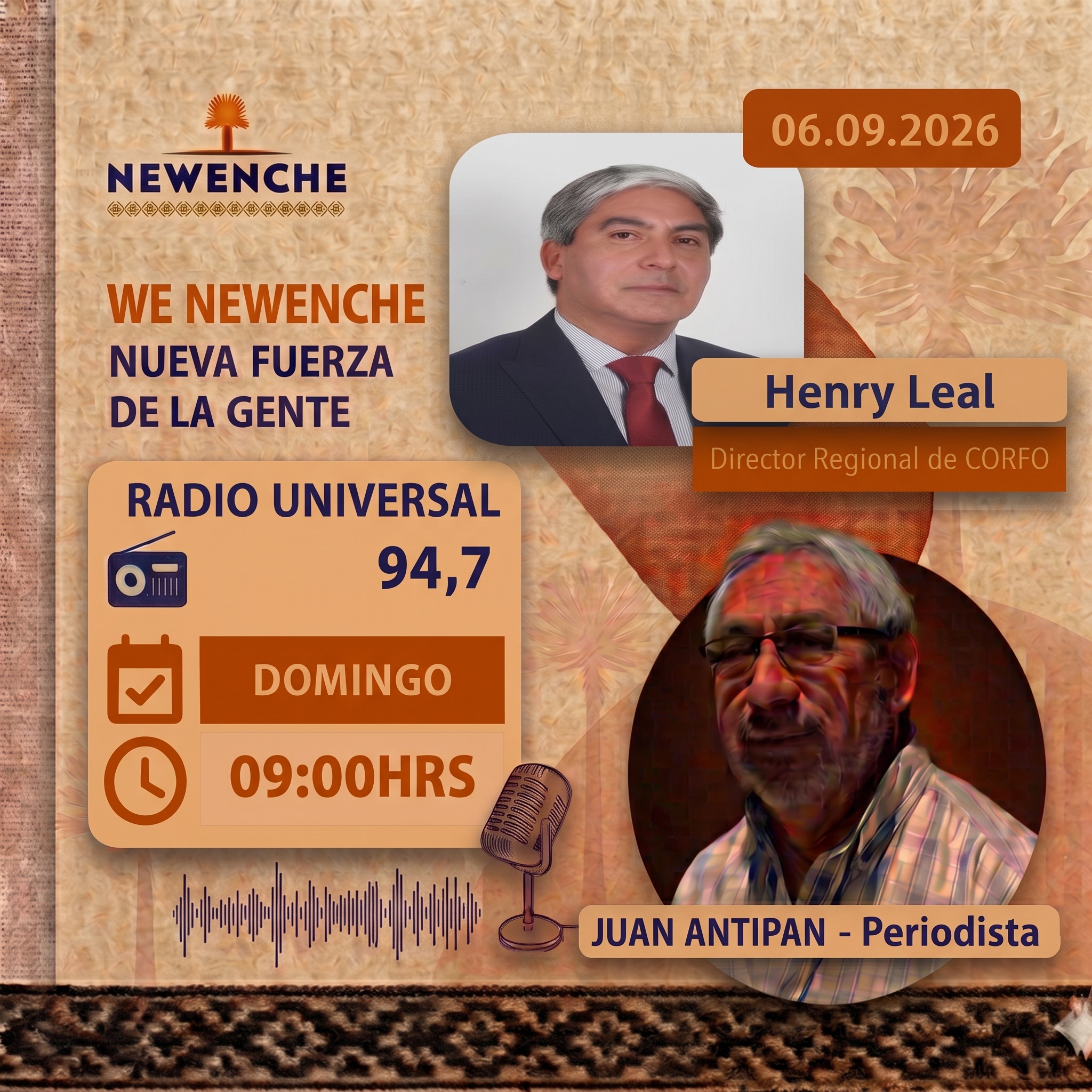Programa 06-09-2026 Henry Leal