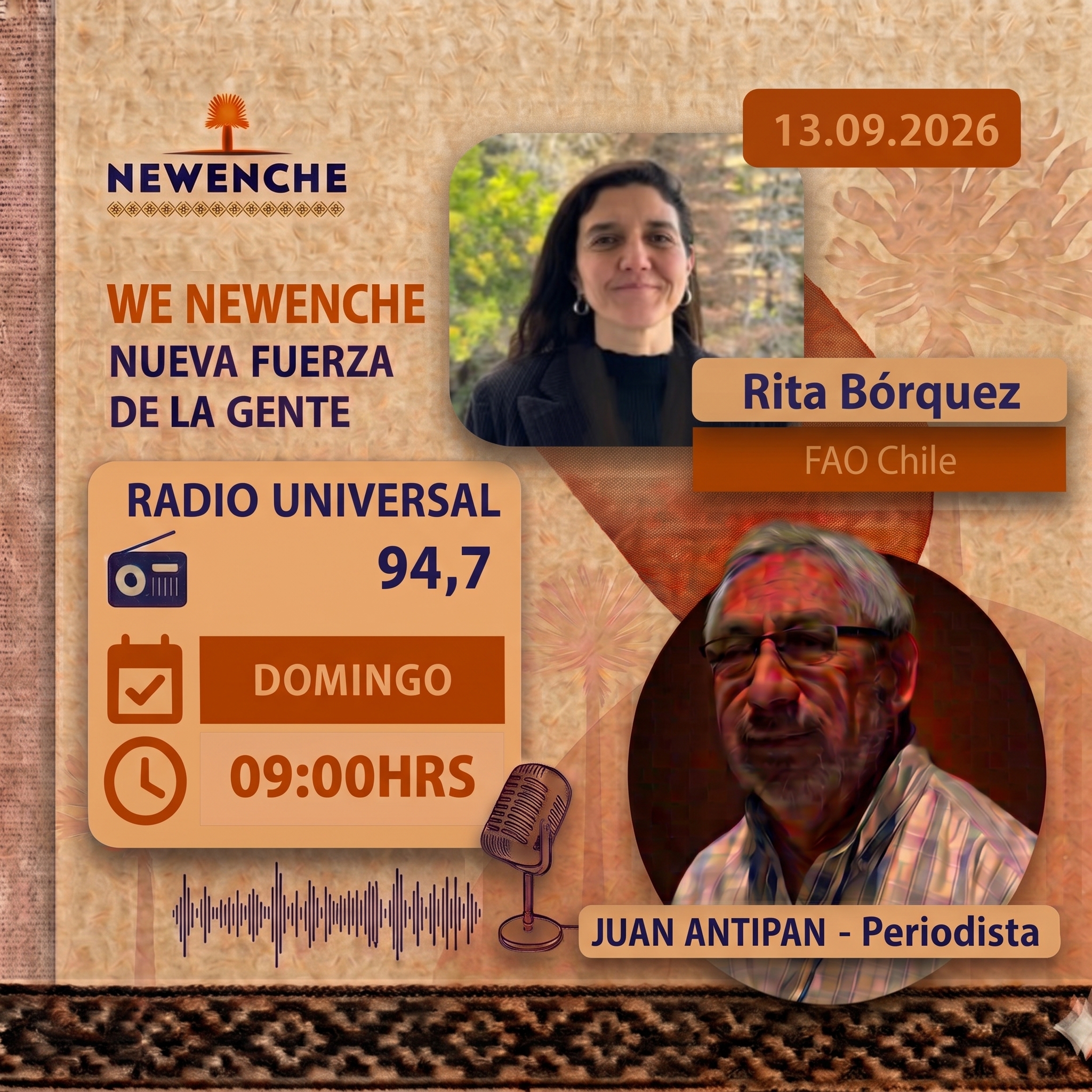 Programa 13-09-2026 Rita Borquez